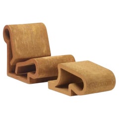 Frank Gehry Easy Edges Chairs and Ottoman