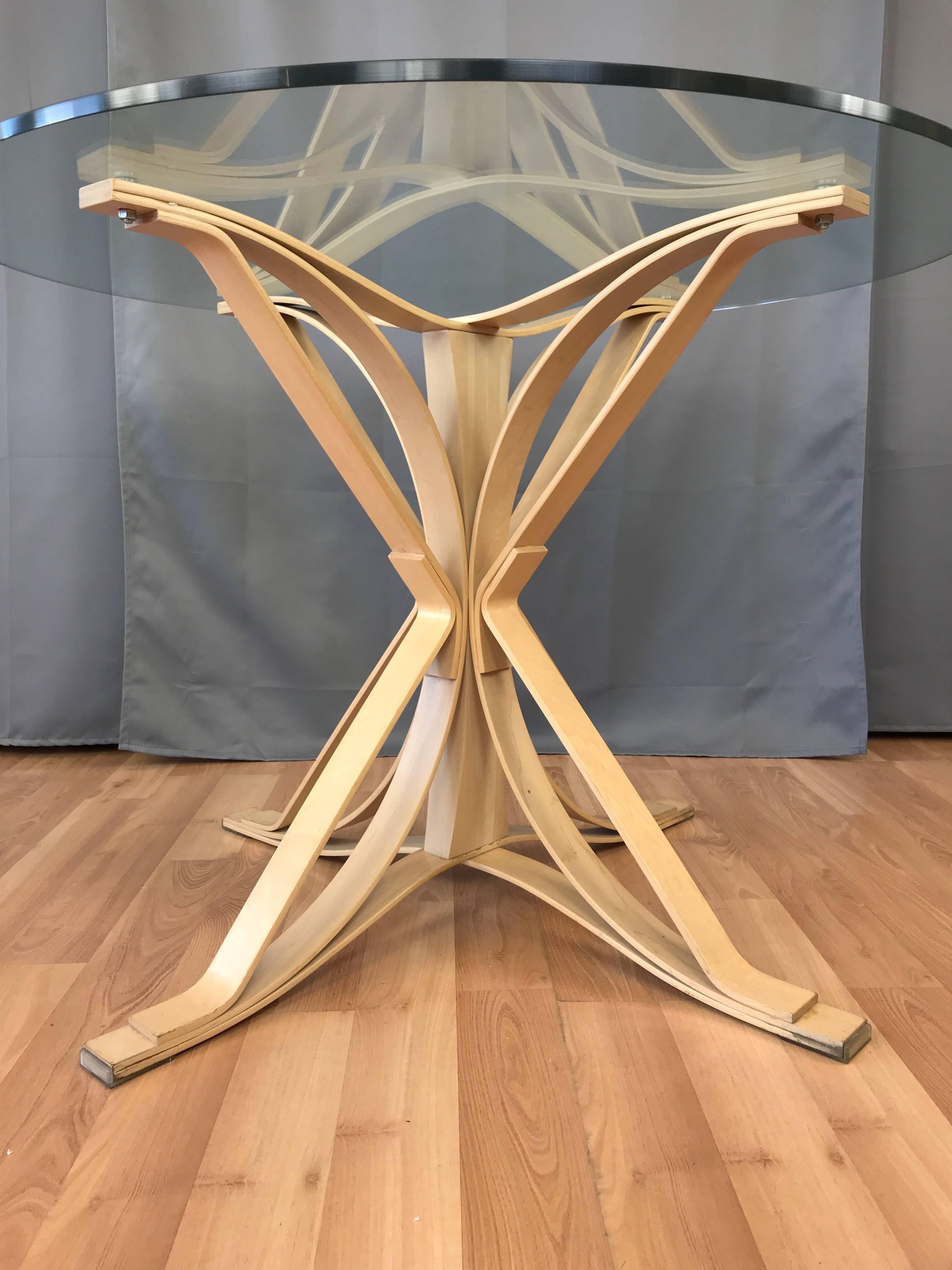 Late 20th Century Frank Gehry for Knoll Face Off Dining Table