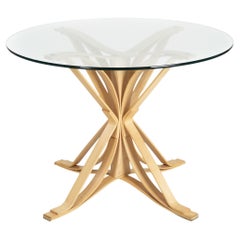 Frank Gehry for Knoll “Face off” Laminated Maple Center Table, circa 1998