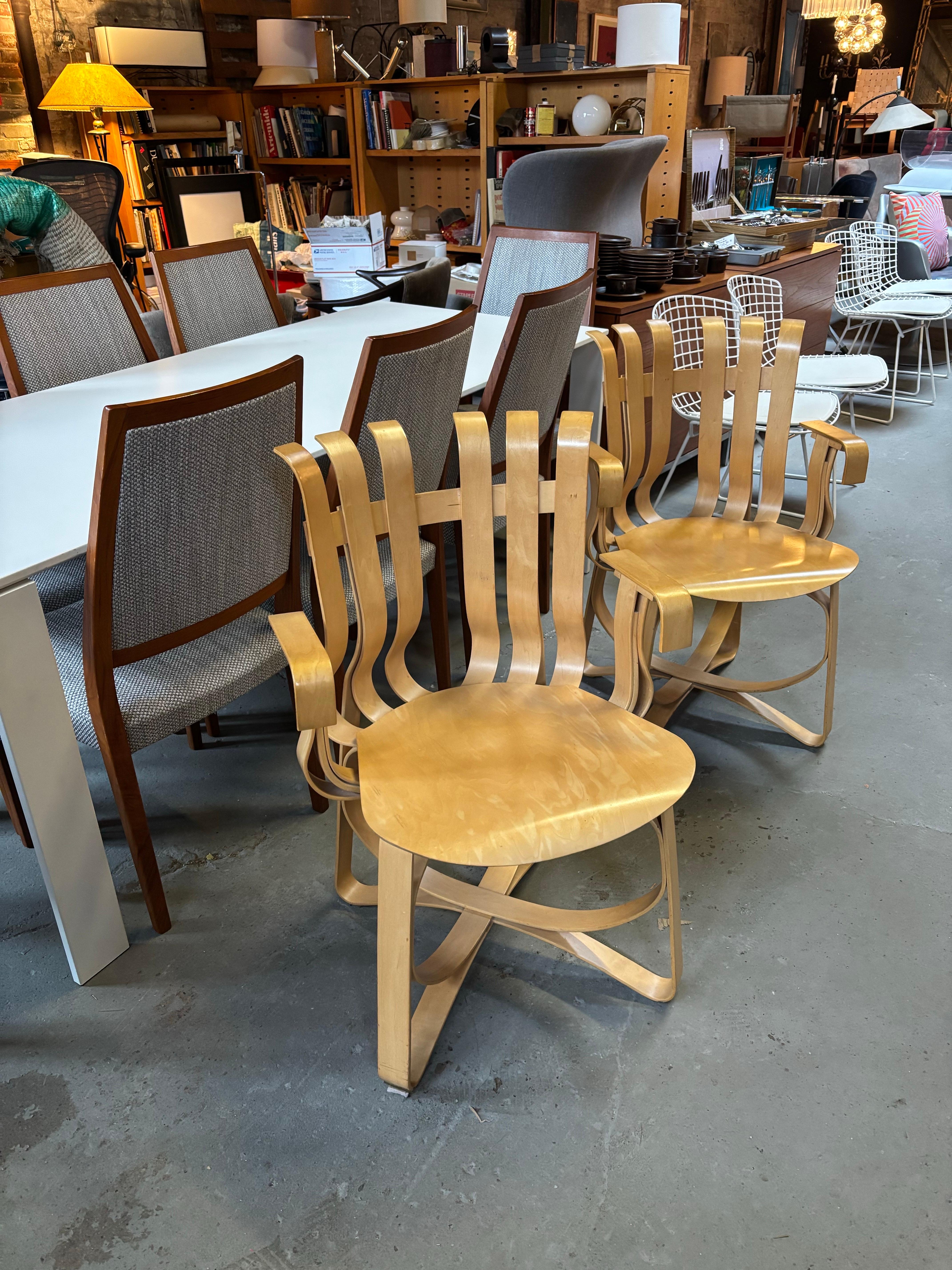 Frank Gehry pour Knoll Hat Trick Chair   4 DISPONIBLES ! en vente 4
