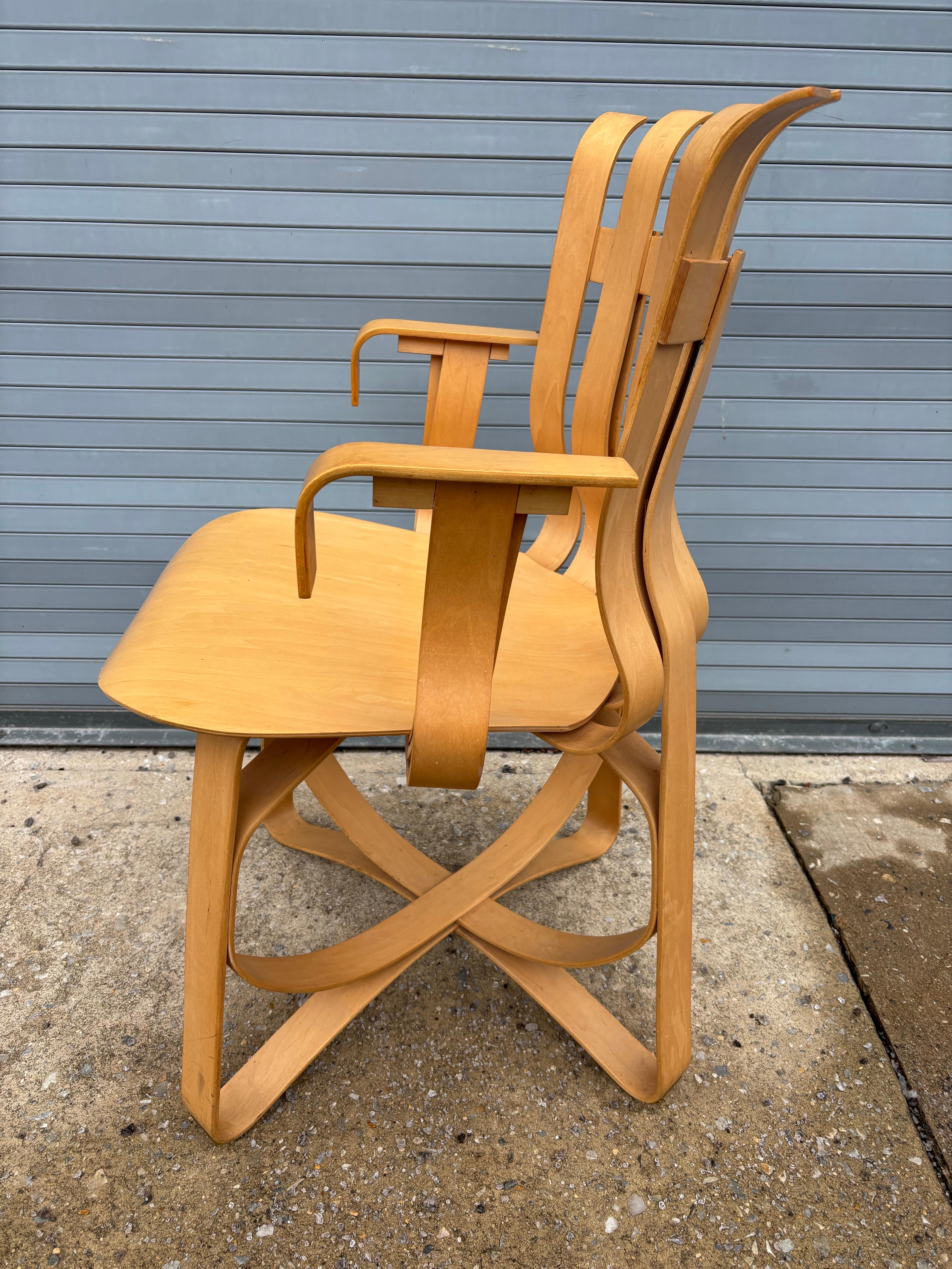 Frank Gehry pour Knoll Hat Trick Chair   4 DISPONIBLES ! en vente 2