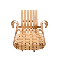 Frank Gehry for Knoll Mid Century Power Play Chair and Ottoman