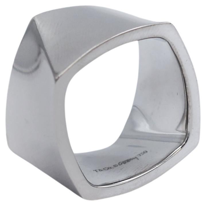 Frank Gehry for Tiffany & Co. 18K Gold Wide Torque Band Ring For Sale