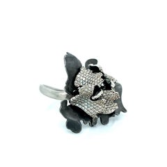 Frank Gehry for Tiffany & Co. Black Flower Diamond Ring