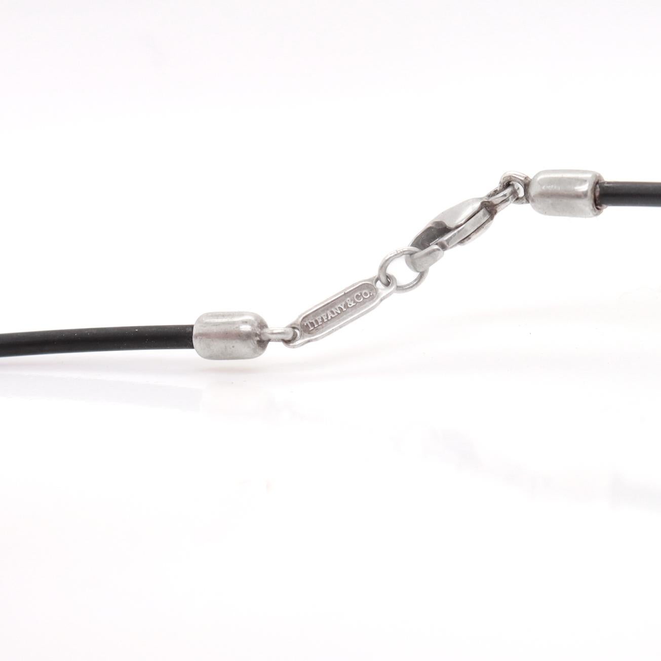 Frank Gehry for Tiffany & Co. Cube Torque Sterling Silver Choker Necklace For Sale 4