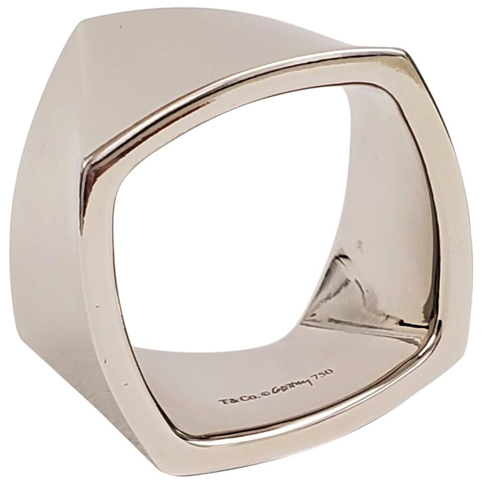 Frank Gehry for Tiffany & Co. White Gold Torque Ring
