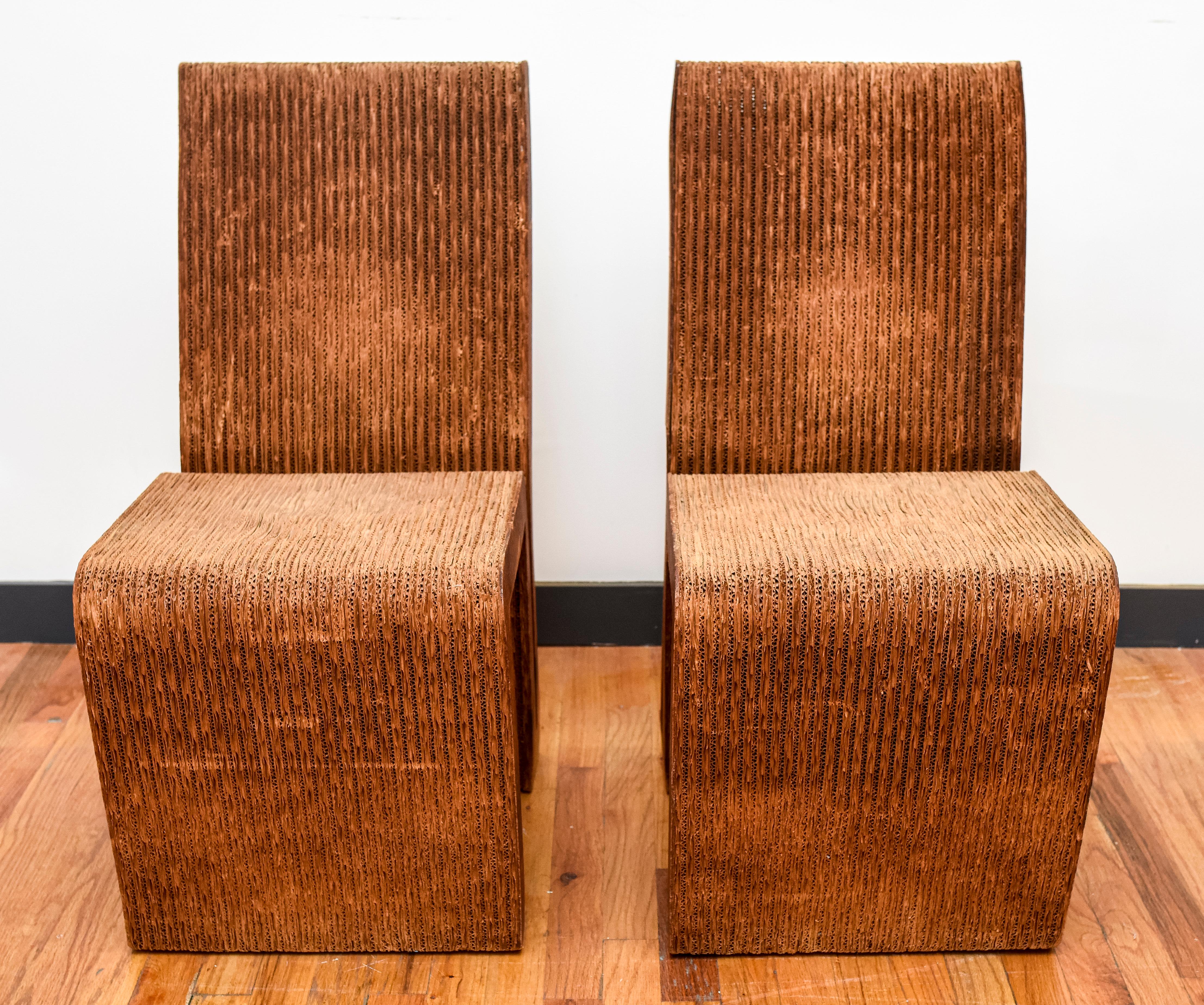 Pair of Frank Gehry American Postmodern 
