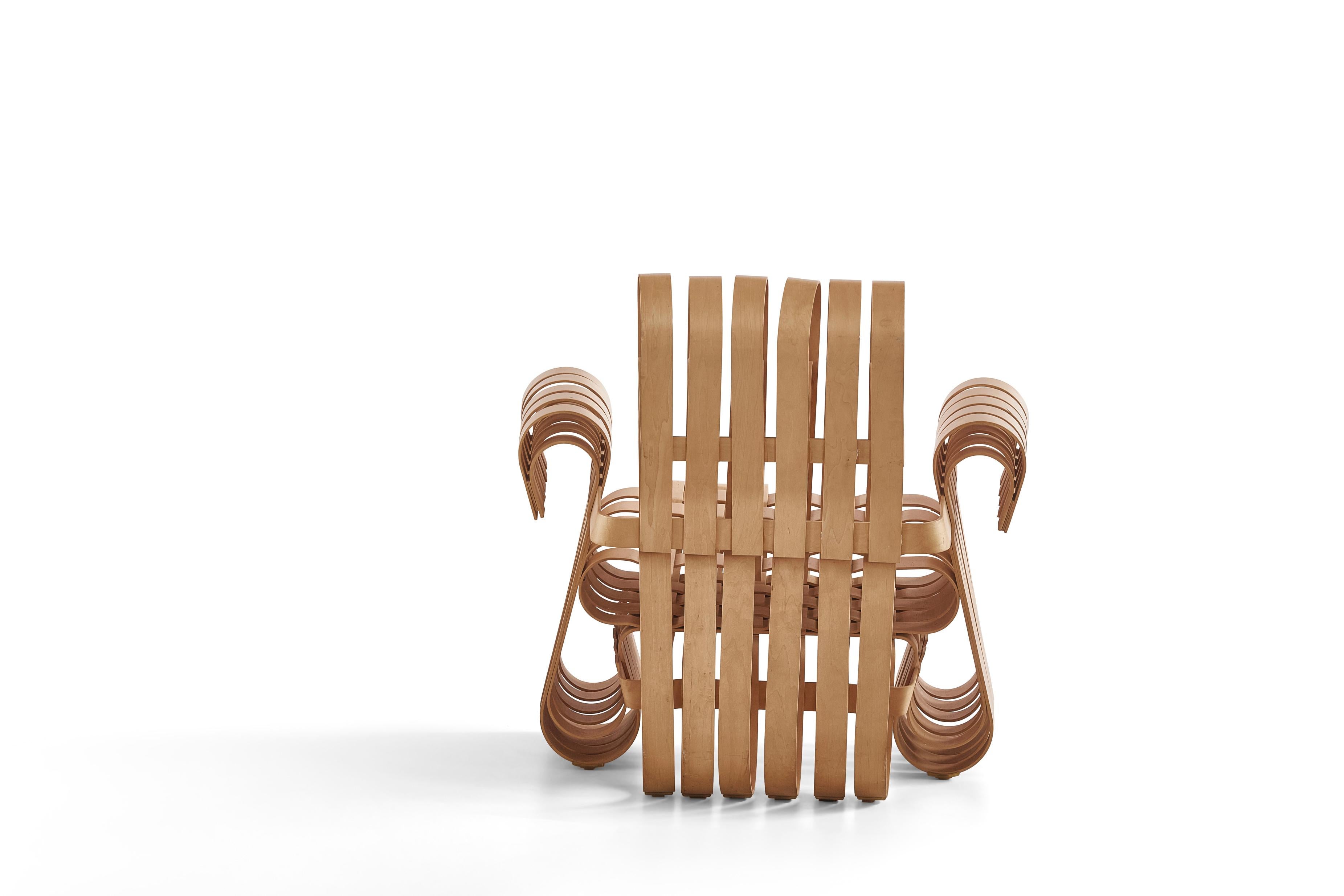Sedia e ottomana Power Play di Frank Gehry per Knoll In condizioni buone in vendita a Toronto, Ontario