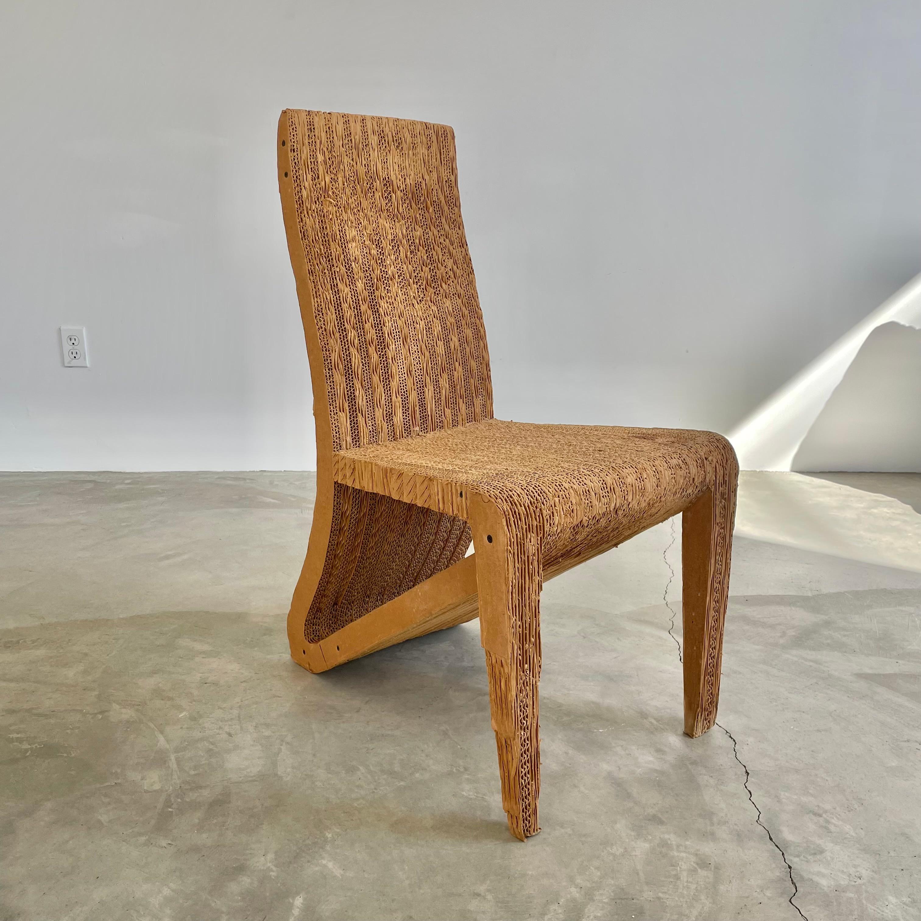Fin du 20e siècle Prototype de chaise d'appoint Frank Gehry, 1970, Los Angeles en vente