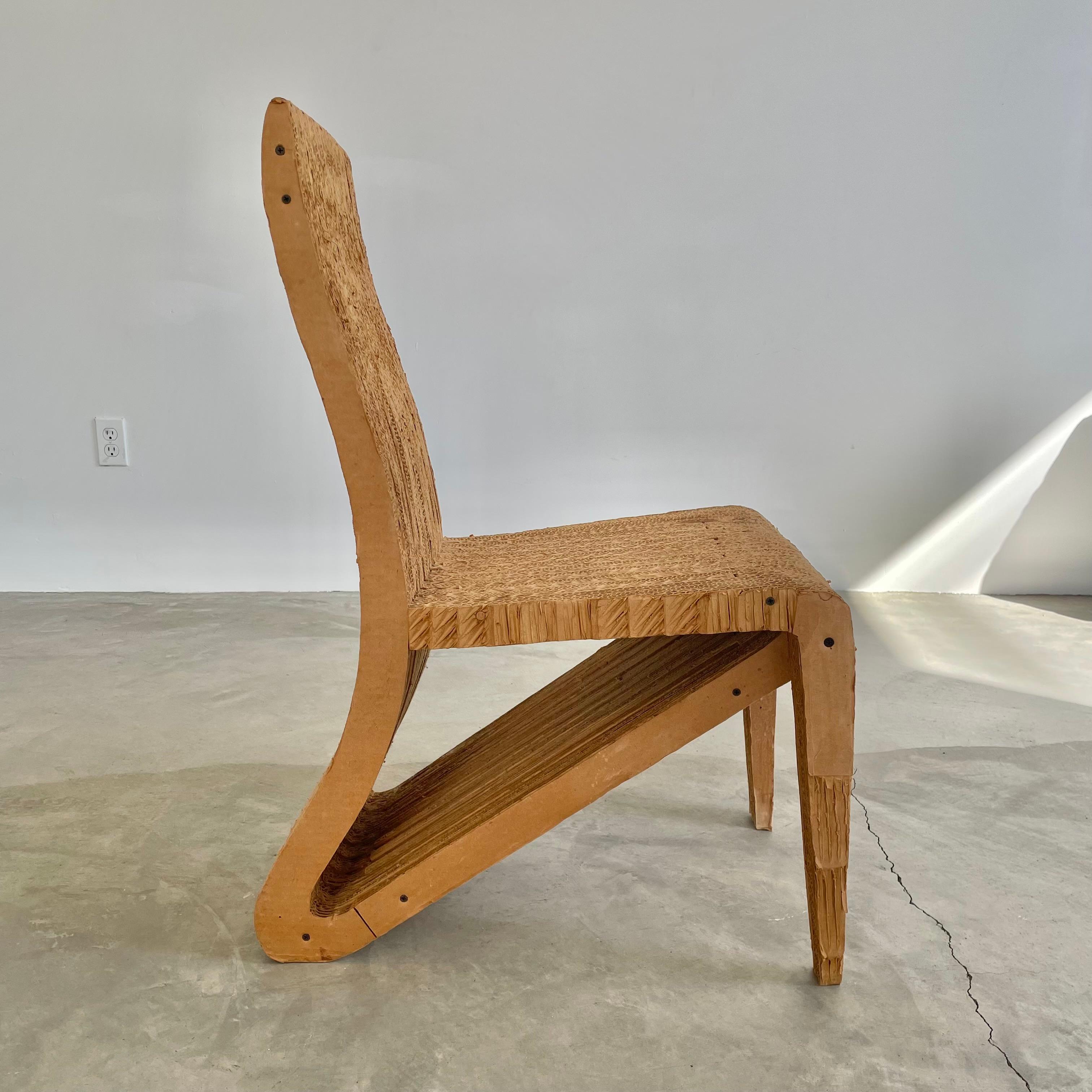Frank Gehry Prototype Accent Chair, 1970s Los Angeles For Sale 4