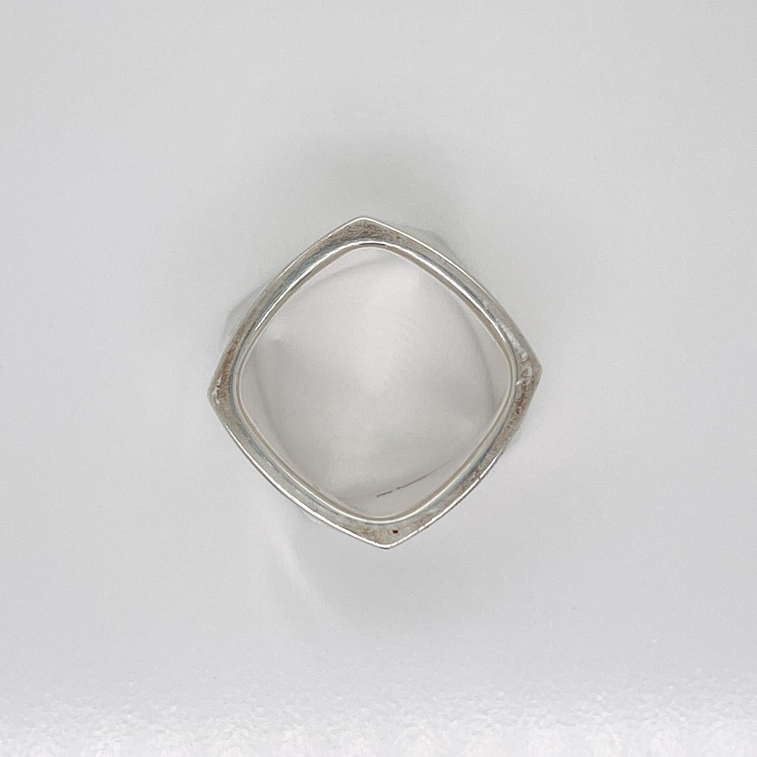 Frank Gehry Tiffany & Co. Sterling Silver Torque Ring For Sale 3