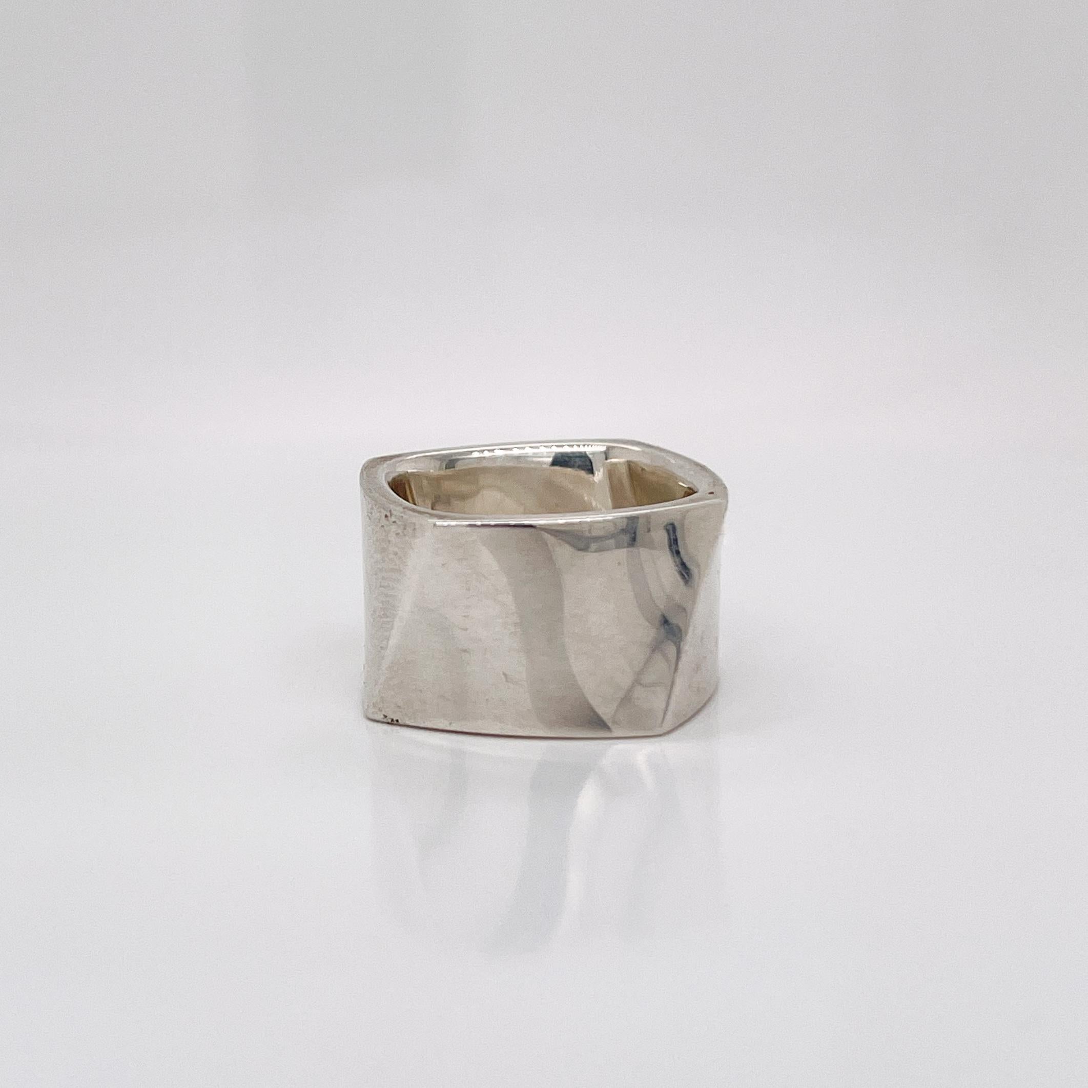 Frank Gehry Tiffany and Co. Sterling Silver Torque Ring For Sale at ...