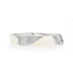 Frank Gehry Tiffany & Co. Torque Bangle Bracelet 7 1/2" - Sterling 925 Square