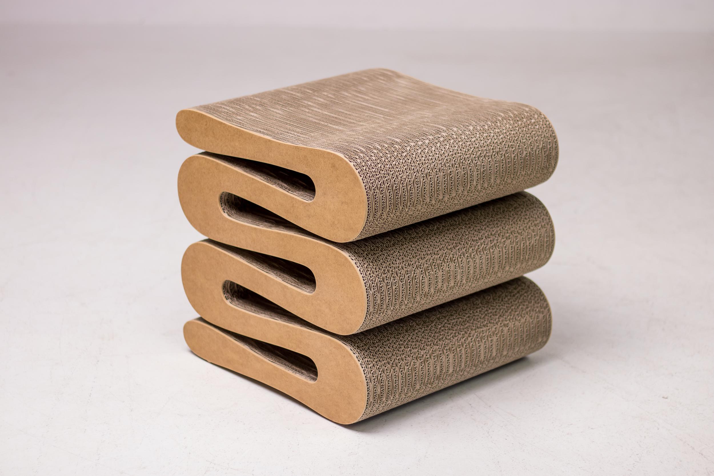 Tabouret Wiggle de Frank Gehry Bon état - En vente à Dronten, NL