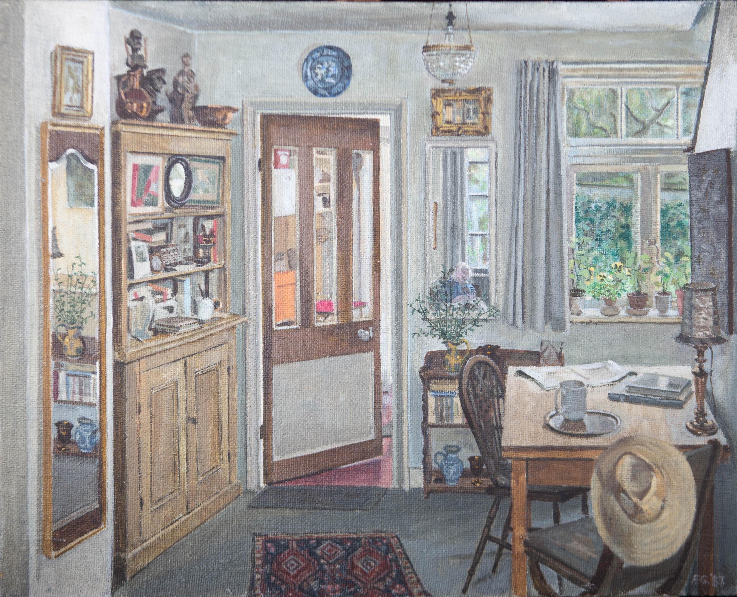 Frank Graves (1913-2001) - 1987 Oil, Cottage Interior 2