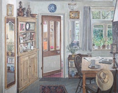 Frank Graves (1913-2001) - 1987 Oil, Cottage Interior