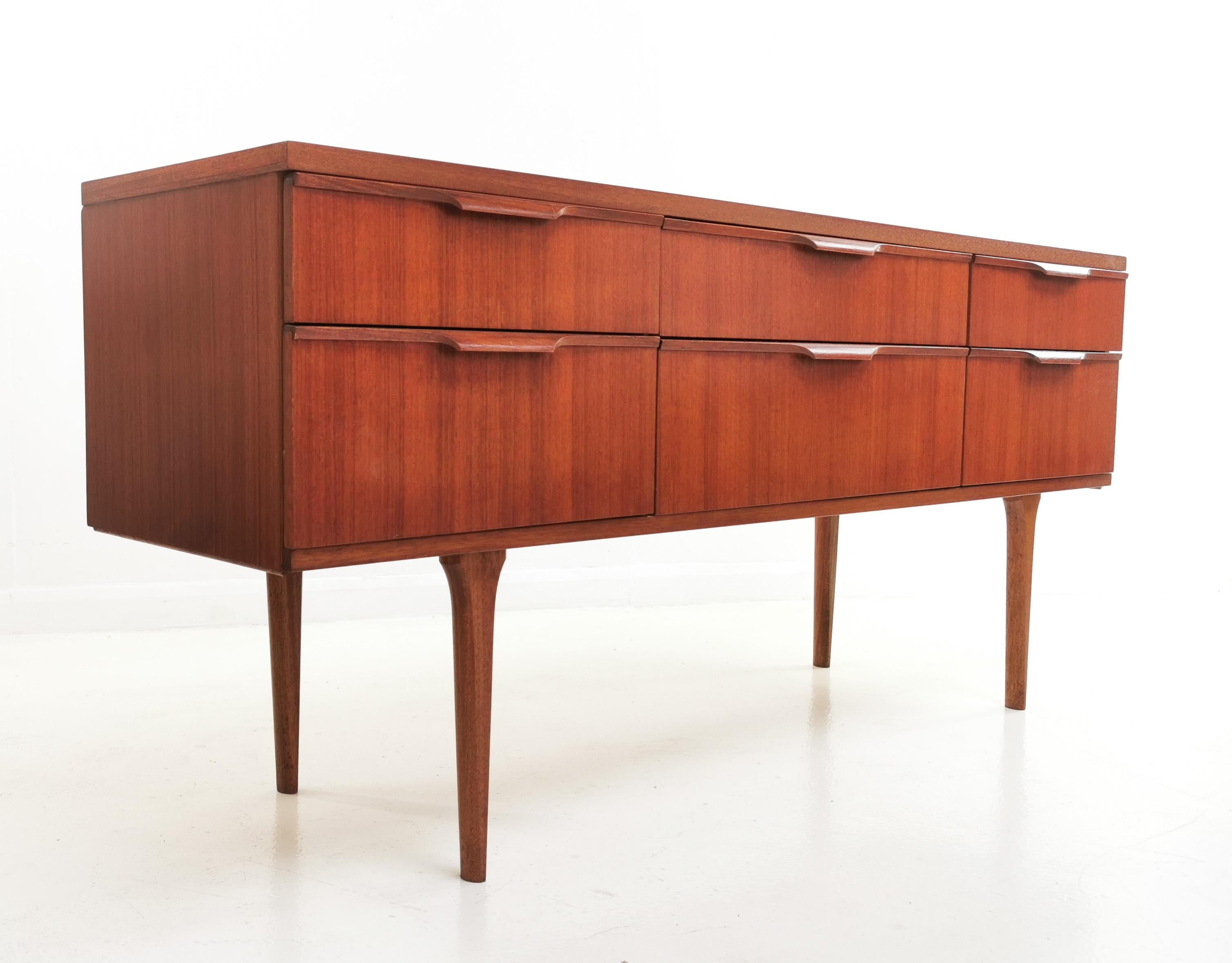 Frank Guille for Austinsuite Teak Midcentury Sideboard Chest of Drawers, 1960s 2