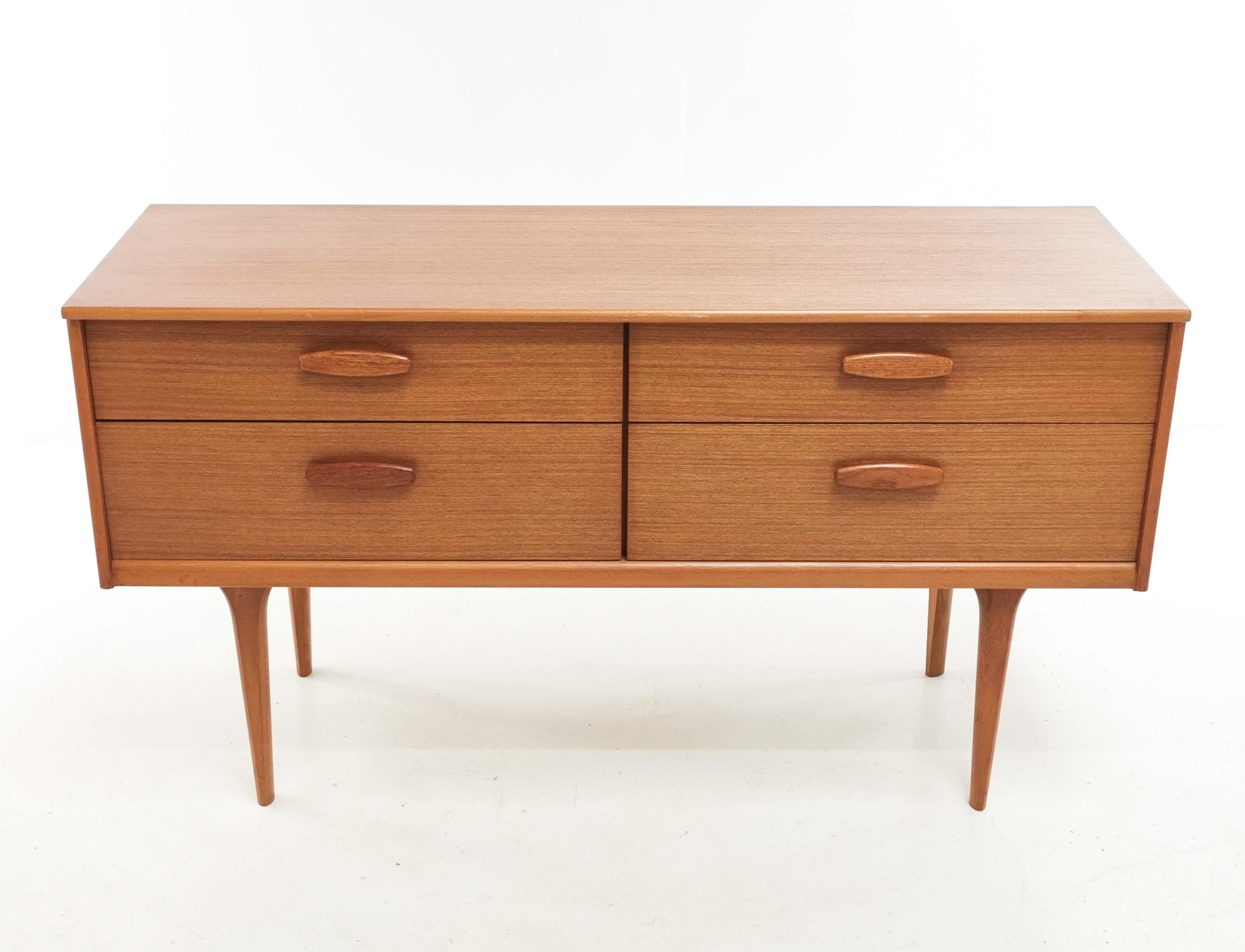 Frank Guille for Austinsuite Teak Midcentury Sideboard Chest of Drawers, 1960s 1