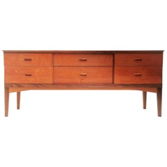 Retro Frank Guille for Austinsuite Teak Midcentury Sideboard Chest of Drawers, 1960s