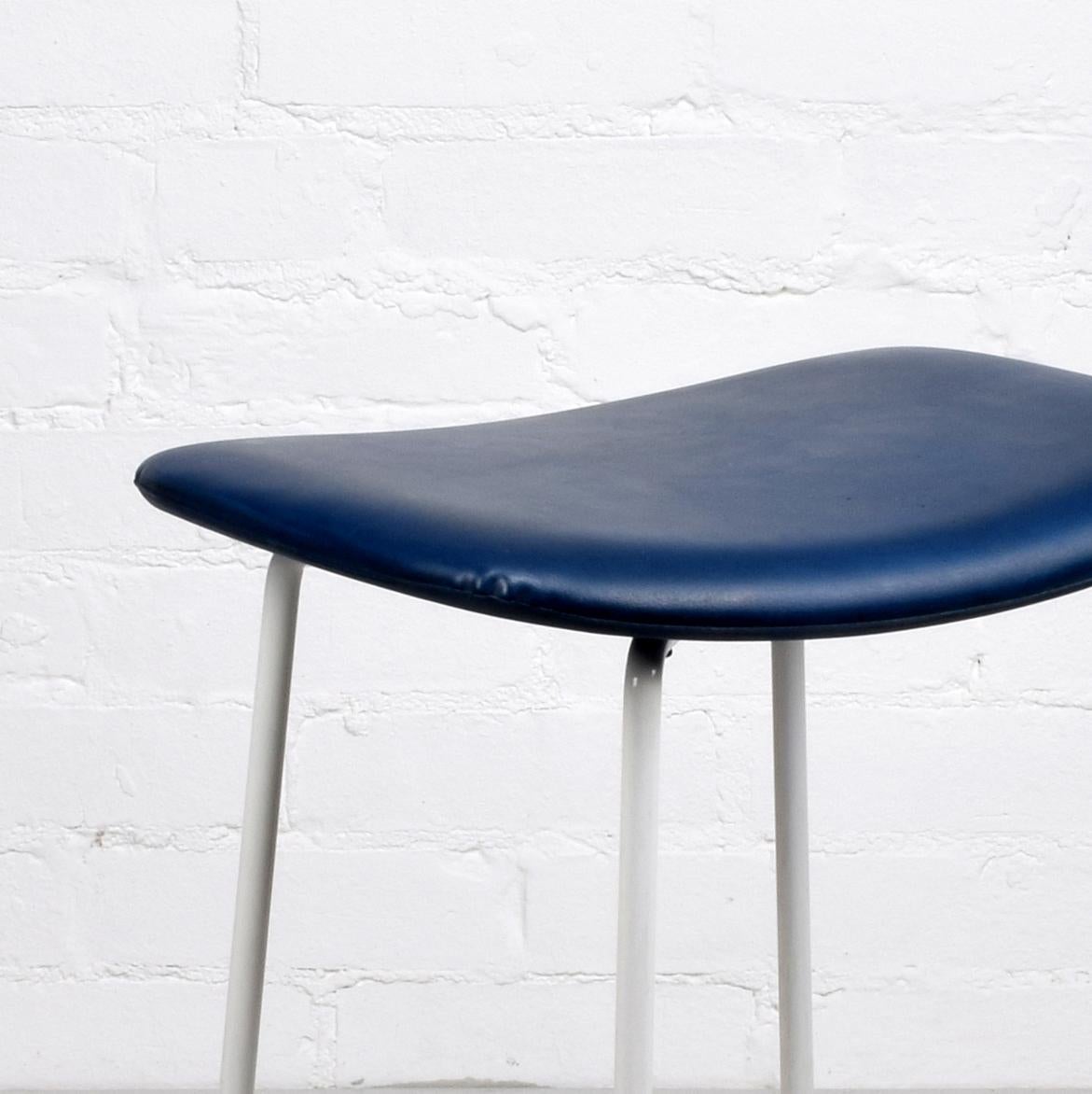 Mid-Century Modern Frank Guille for Kandya, single ‘Program’ stool, C. 1958, high version