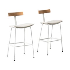 Frank Guille Program Bar Stool, Kandya UK, 1958 - Pair available