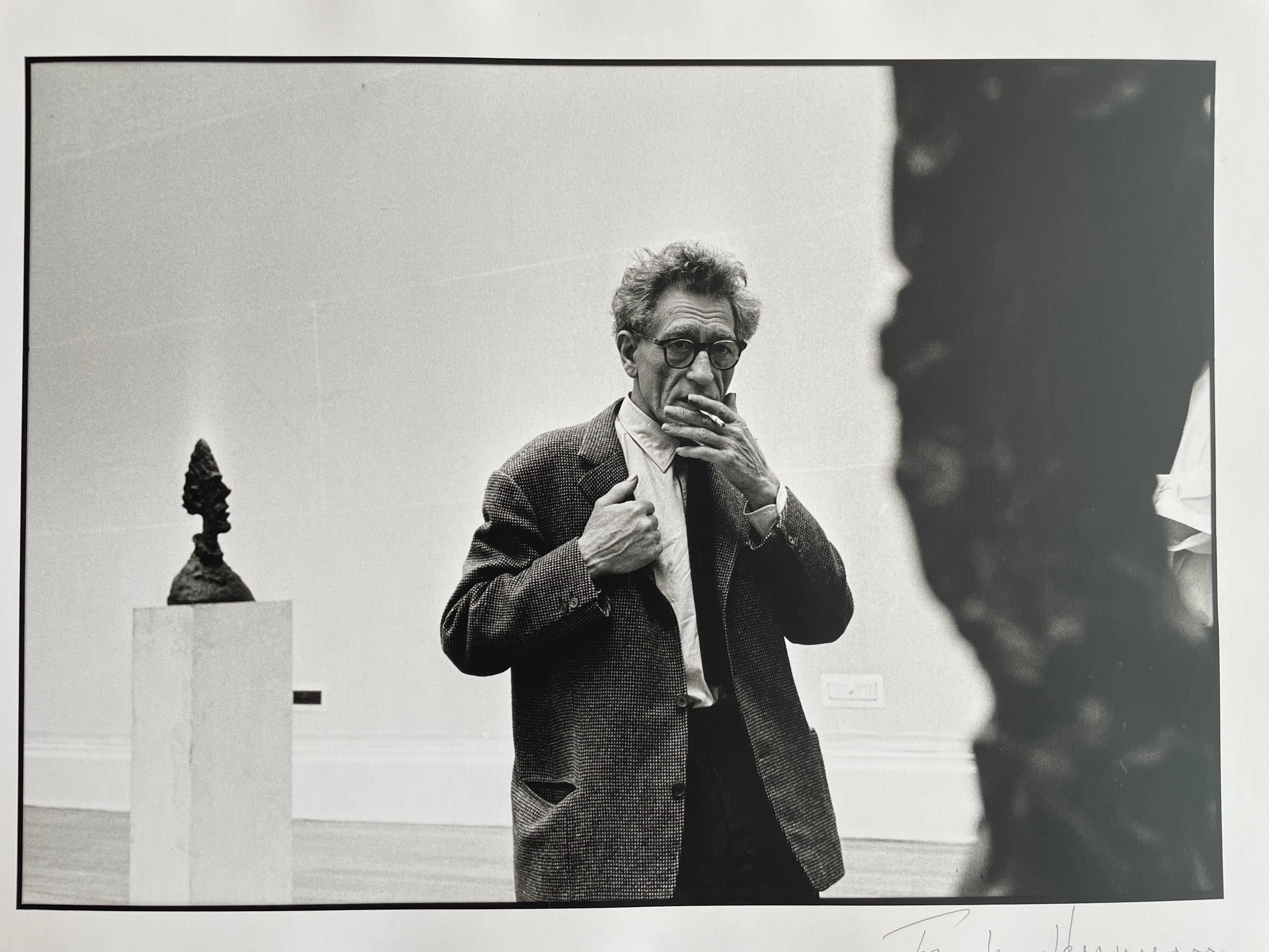 Alberto Giacometti fotografia in bianco e nero alla gelatina d'argento 16x12 in vendita 10
