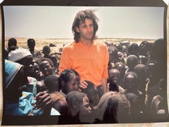 Bob Geldof in Africa fotografia a colori 16x12