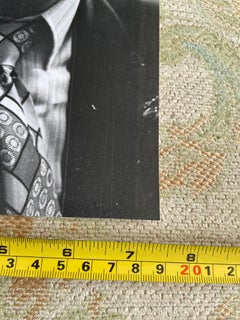 John Lennon at Abbey Rd Studios 1967 b/w silver gelatin VINTAGE hand print