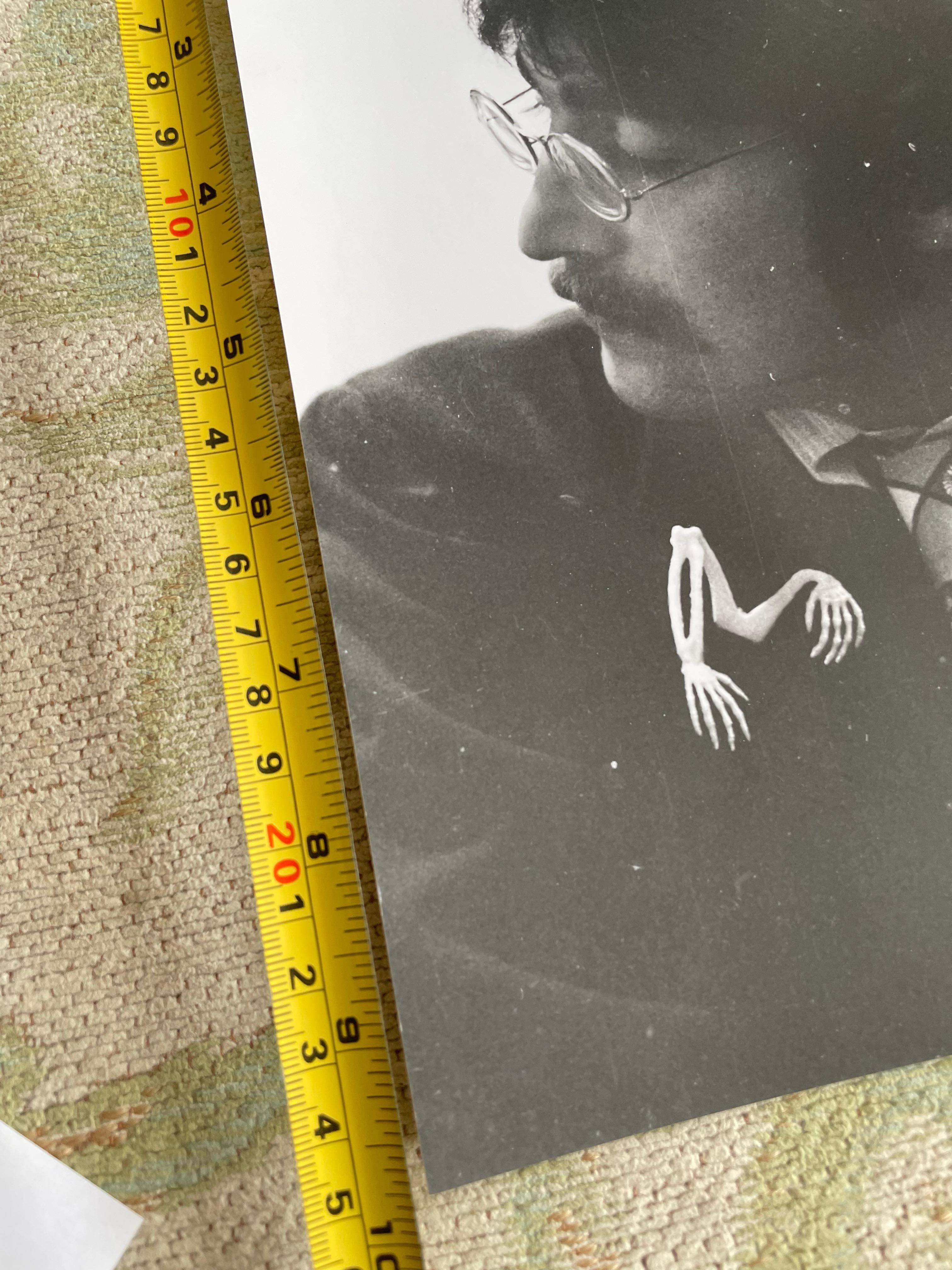 John Lennon in Abbey Rd Studios 1967 b/w Silber gelatine VINTAGE Handdruck im Angebot 7