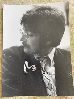 John Lennon en los estudios Abbey Rd 1967 b/n gelatina de plata VINTAGE impresión a mano