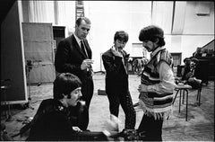 The Beatles in der Abbey Road, 1967 'Rauch' s/w Fotografie 17 x25 Zoll