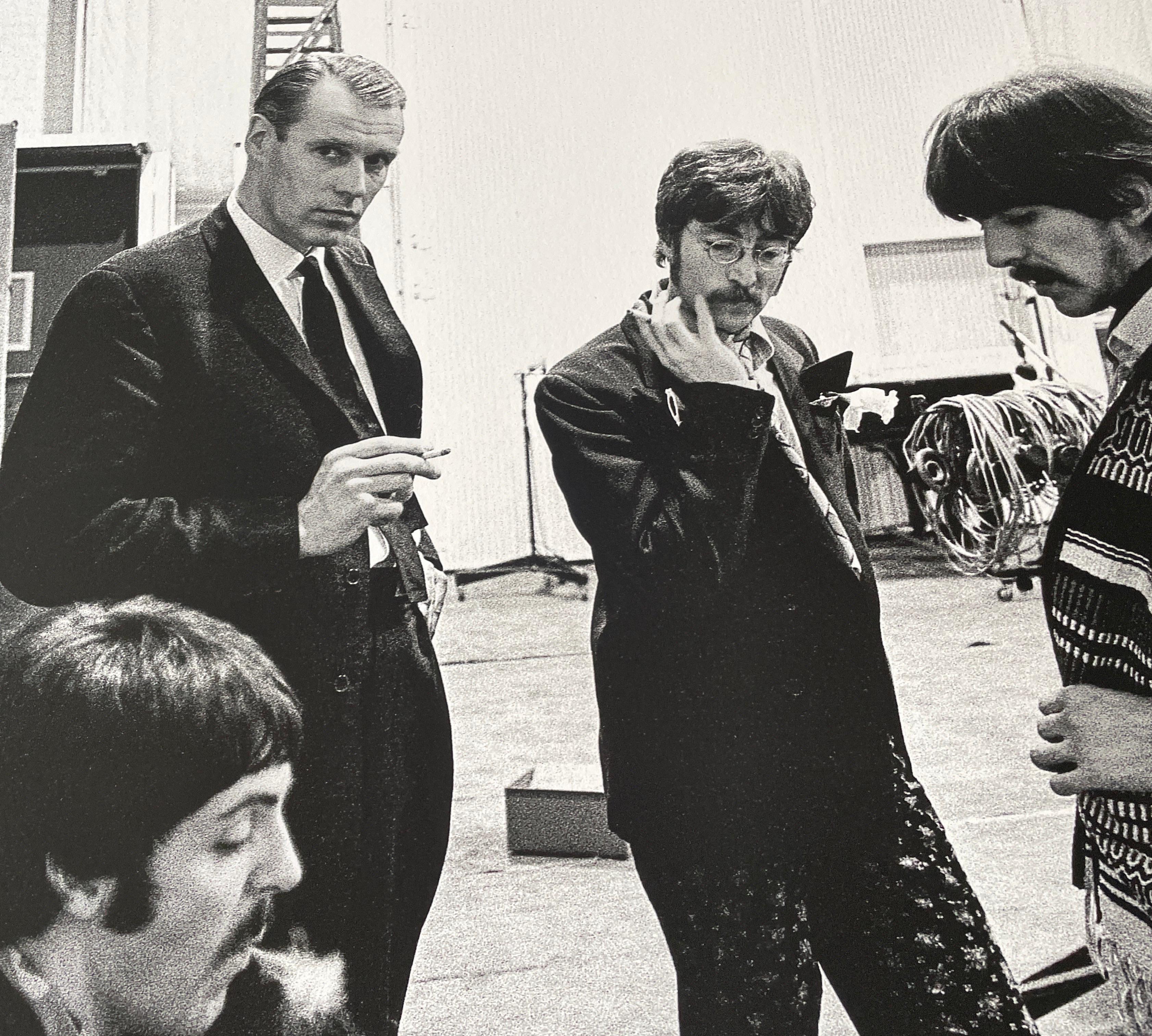 The Beatles at Abbey Road London 1967 b/w photograph 'smoke'. en vente 5