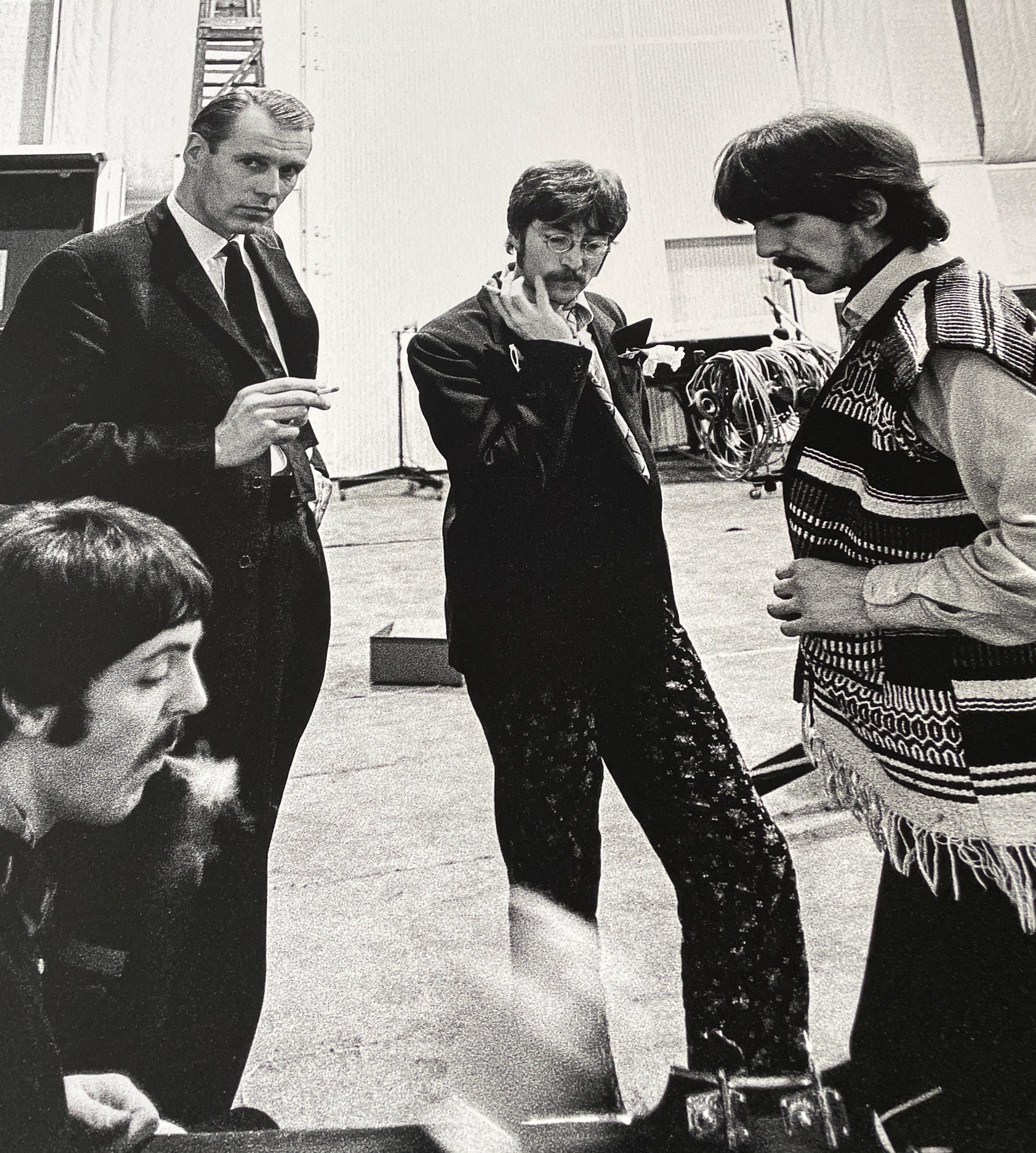The Beatles at Abbey Road London 1967 b/w photograph 'smoke'. en vente 6