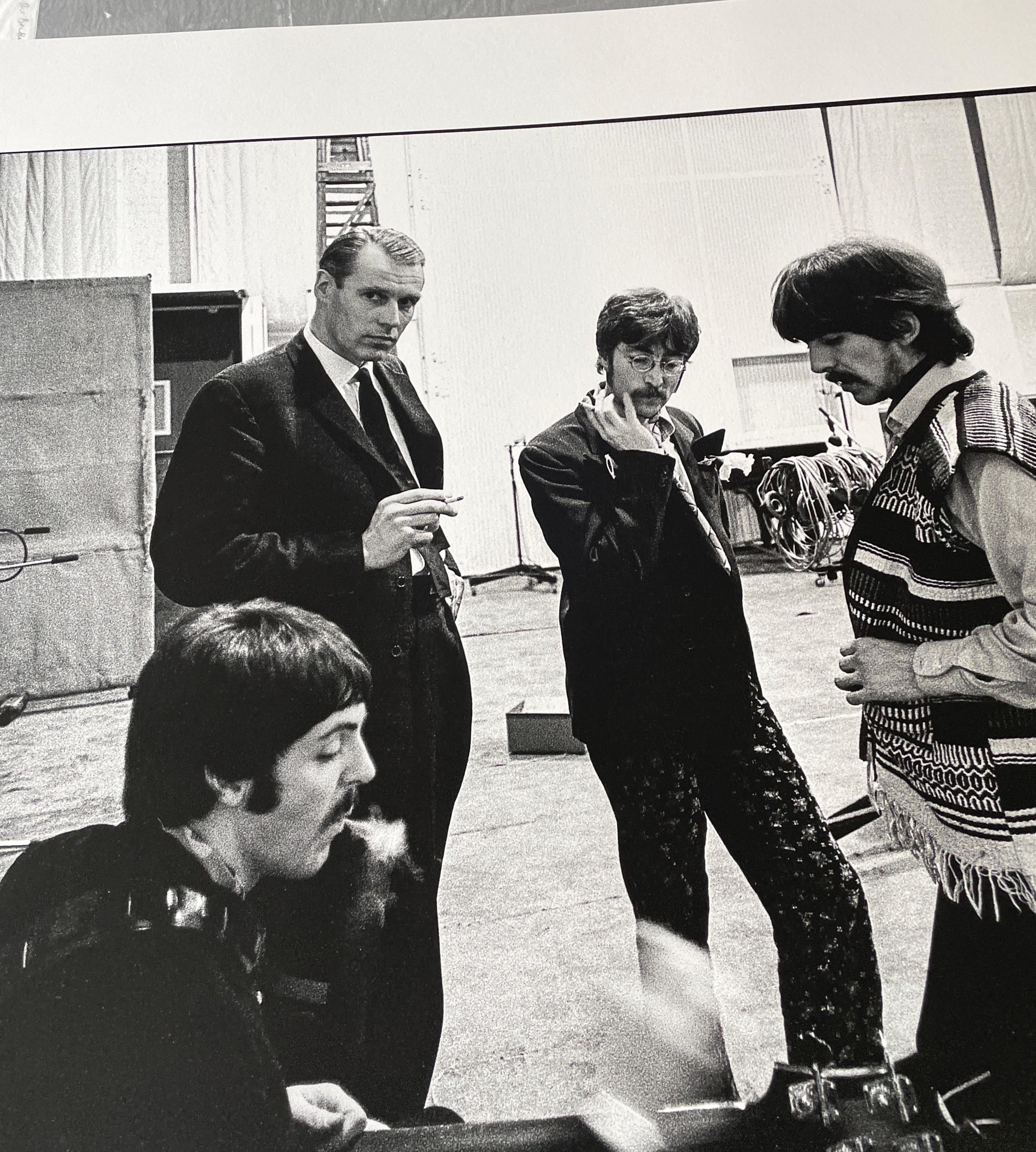 The Beatles at Abbey Road London 1967 b/w photograph 'smoke'. en vente 3