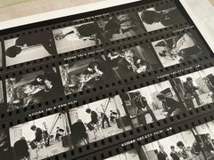 The Beatles oversize CONTACT SHEET - FOUND photographic b/w print on Hannehmuhle
