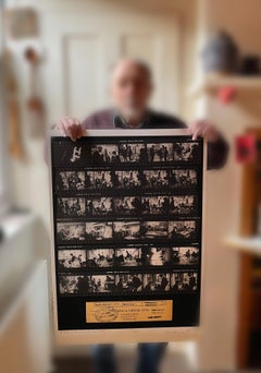 The Beatles oversize CONTACT SHEET - LOST photographic b/w print on paper