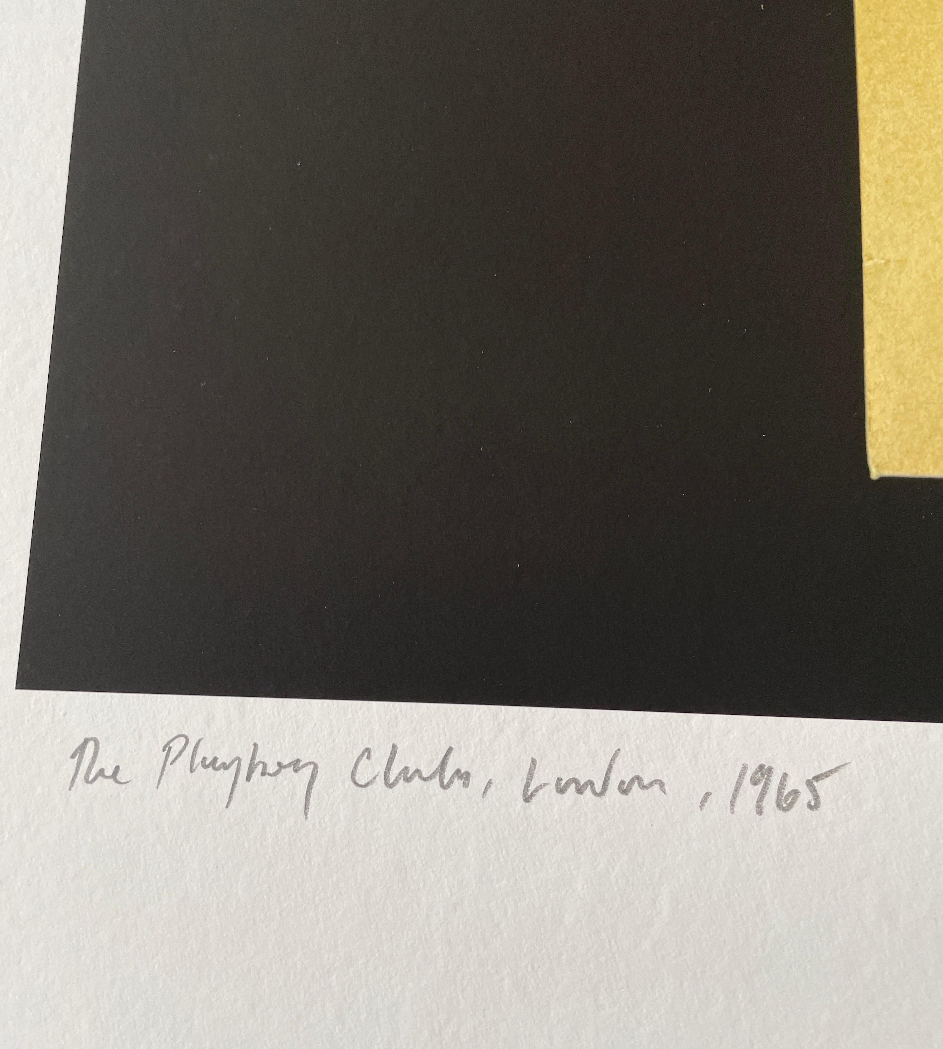 The Playboy Club Fiche de contact n/b surdimensionnée - Contemporain Photograph par Frank Herrmann