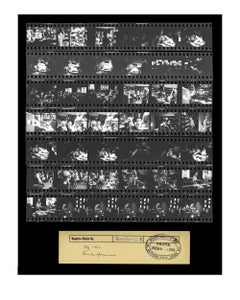Vintage The Playboy Club Oversized b/w contact sheet
