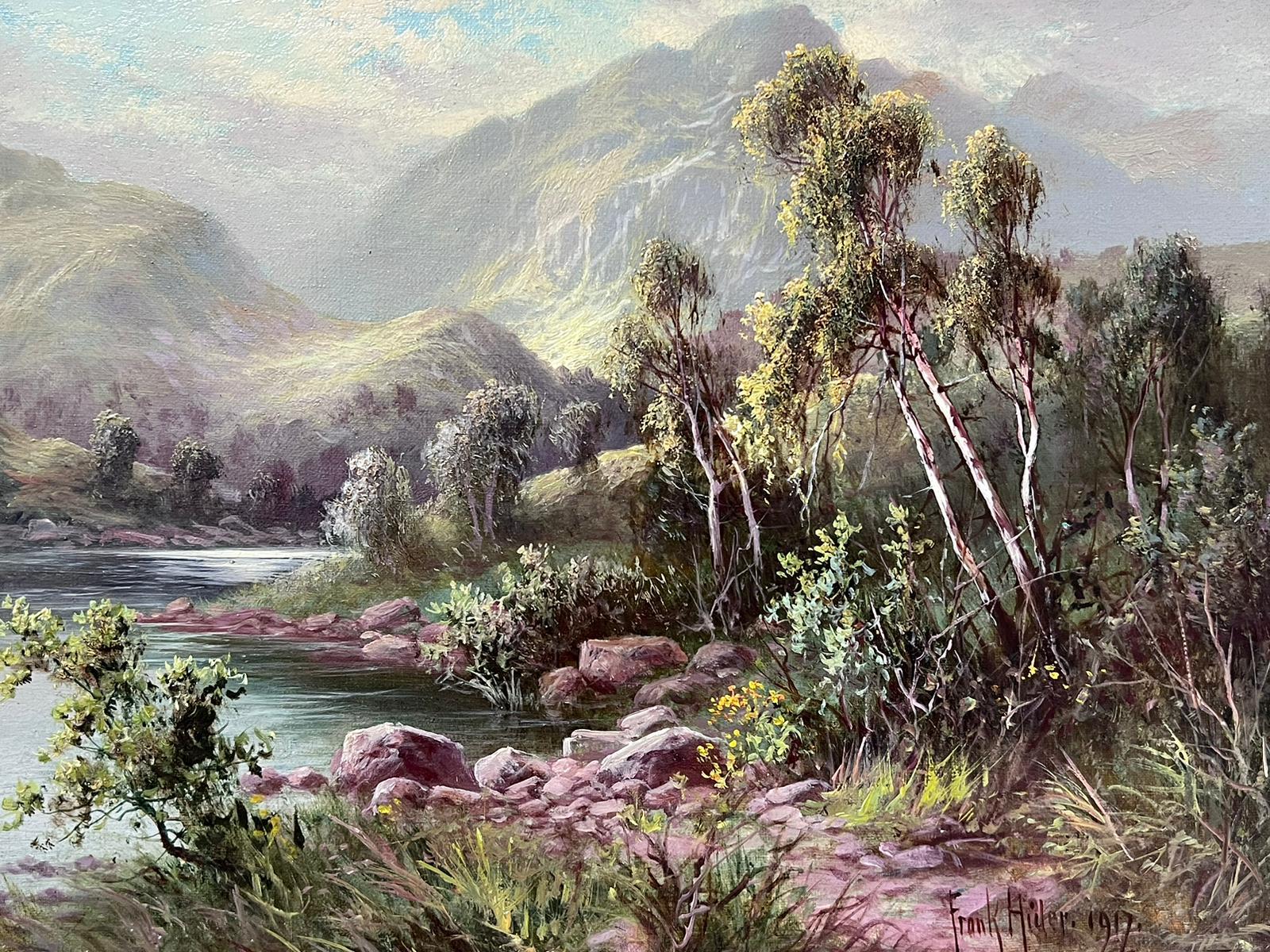 L'été dans les Highlands écossais 1917 - Peinture à l'huile originale de l'artiste répertorié en vente 2