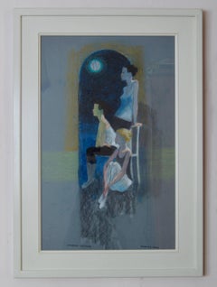 Dancers Resting - Mid-Late 20th Century Impressionist of Ballet by Frank Hill