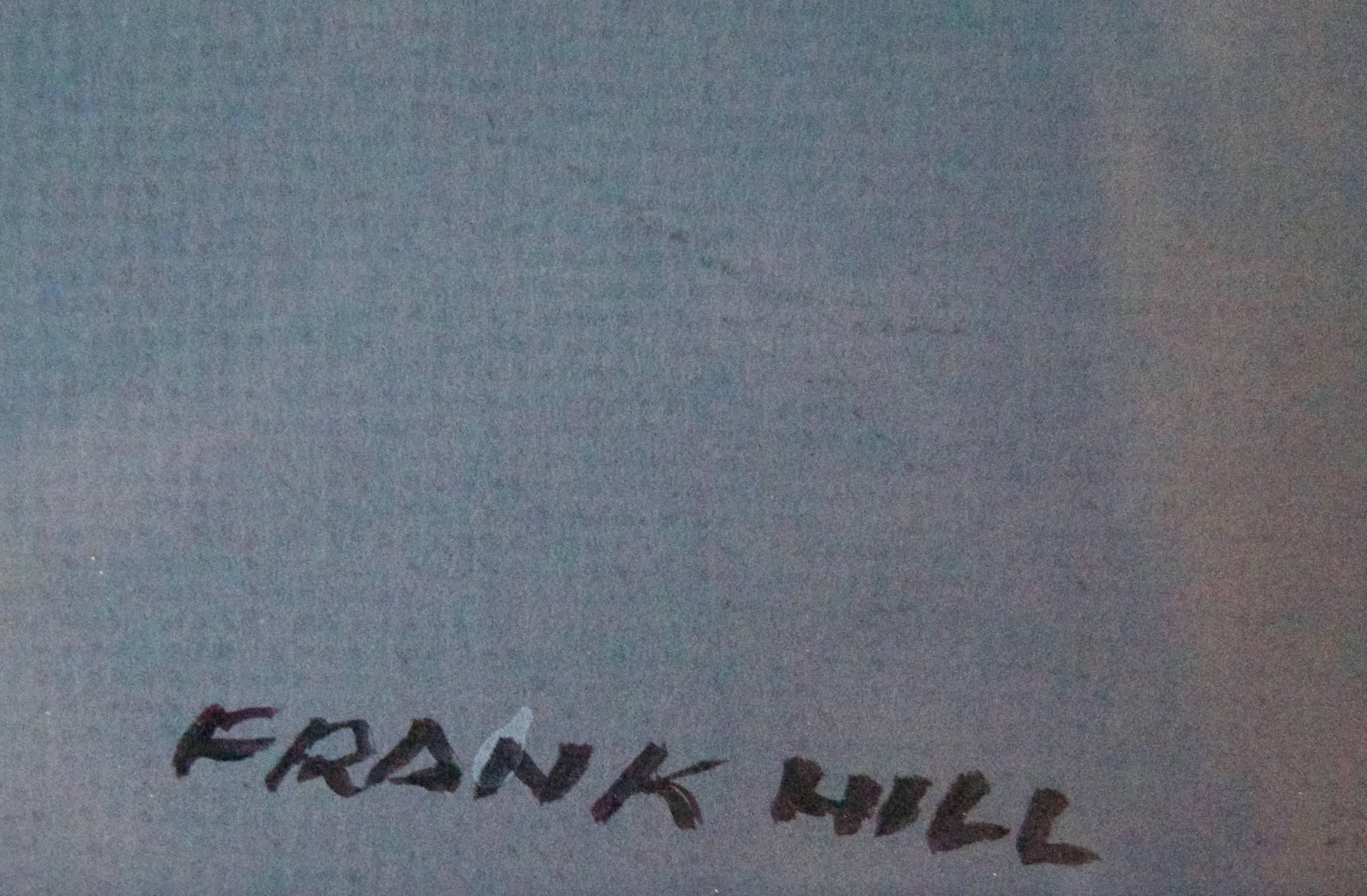 Bailarinas descansando - Impresionismo de Ballet de mediados del siglo XX por Frank Hill en venta 4