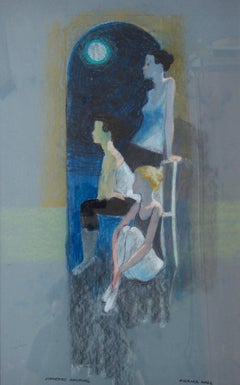 Ballerini che riposano - Impressionista del balletto della metà del XX secolo di Frank Hill