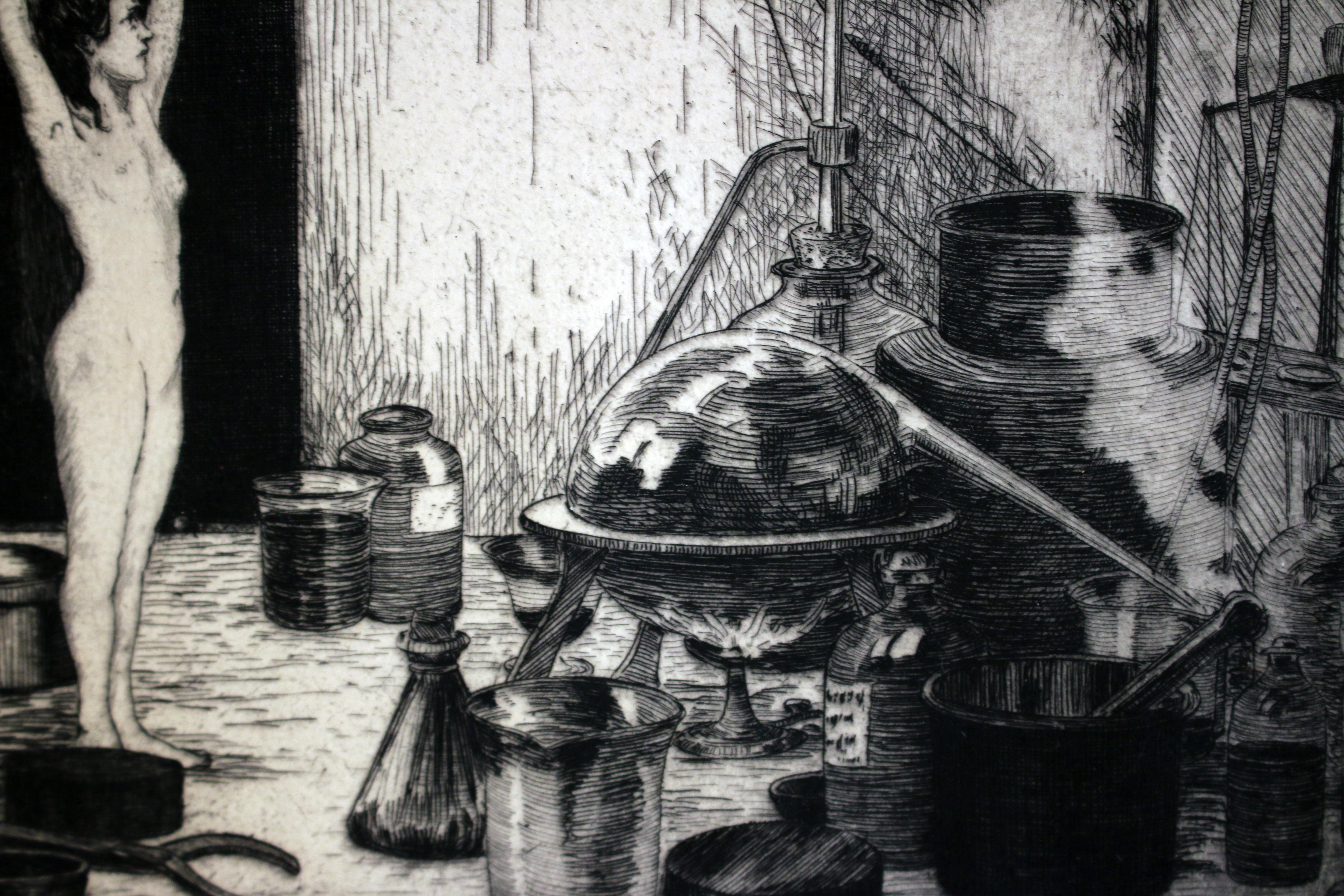 Síntesis - Figurative Print Beige de Frank Hill