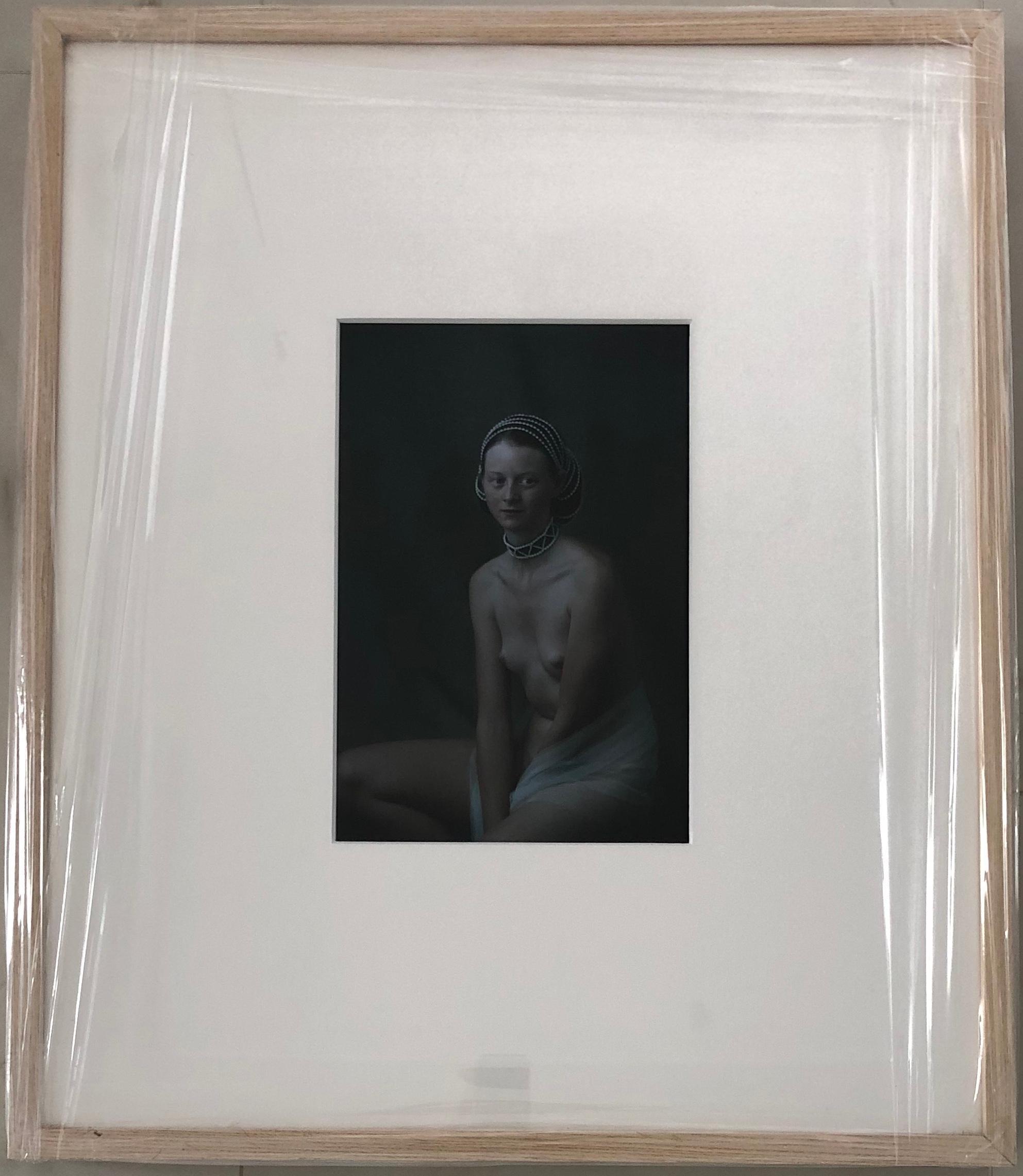 Kristin, Framed Dye Transfer Print, 1980 - Photograph by Frank Horvat