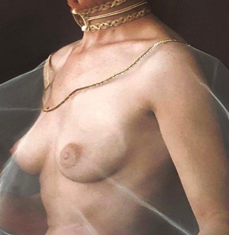 Michele, Dye Transfer Print, Framed, 1983 - Black Nude Photograph by Frank Horvat