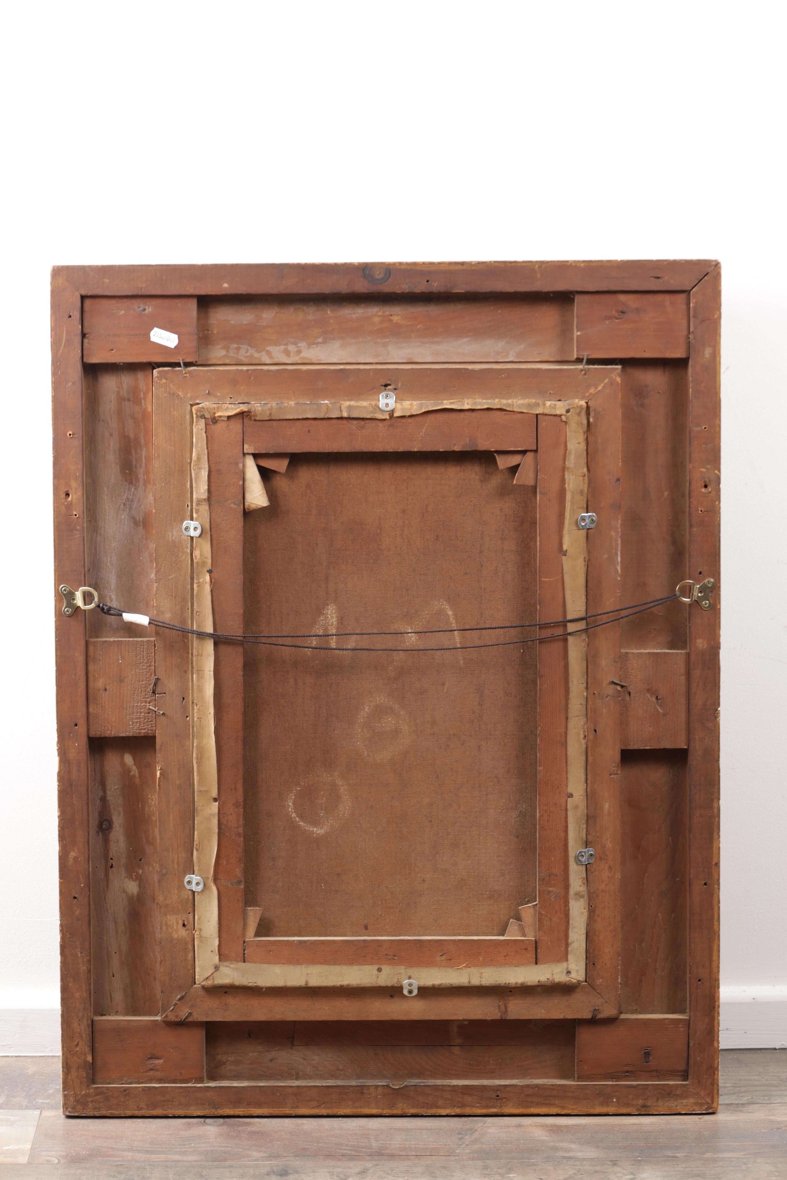 Ölgemälde eines fischenden Mönchs aus dem 19. Jahrhundert von Frank Hyde im Angebot 2