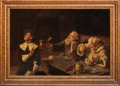 A Drink To The King, 19th Century   by Frank HYDE (1849-1937) 