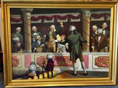 Vintage Colonists at the Theater - Philadelphia Blended Whisky Ad