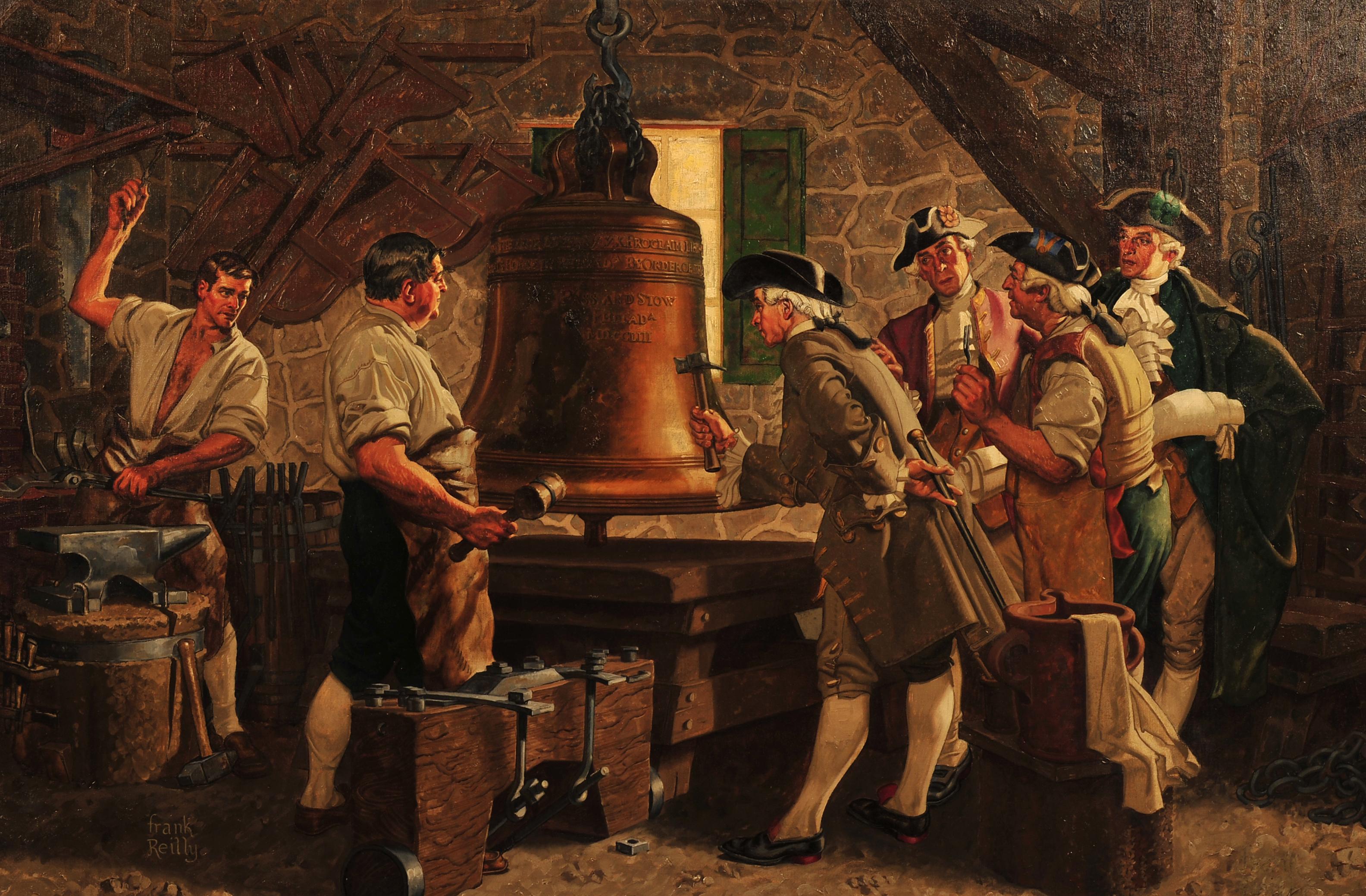 Liberty Bell - Painting by Frank J. Reilly
