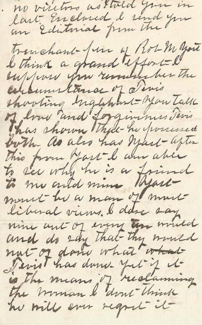 jesse james letters